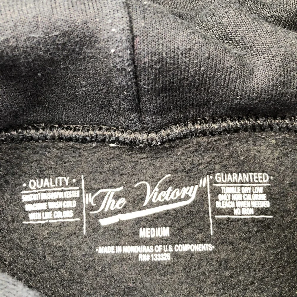 SEC Hoodie Mens Medium Black Pullover NCAA Football The Victory Sweatshirt